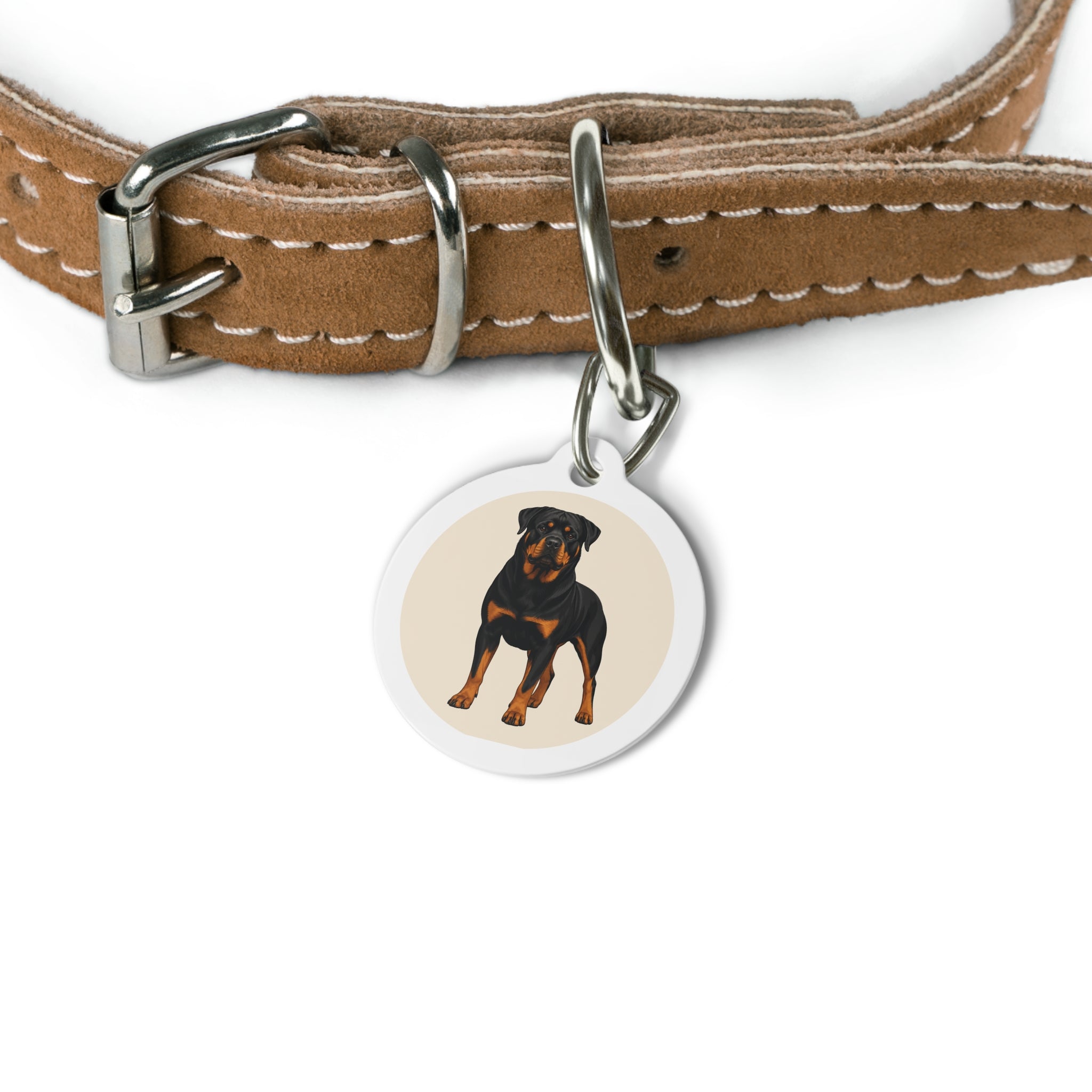 Rottweiler Classic Working Guardian Personalized Dog ID Tag