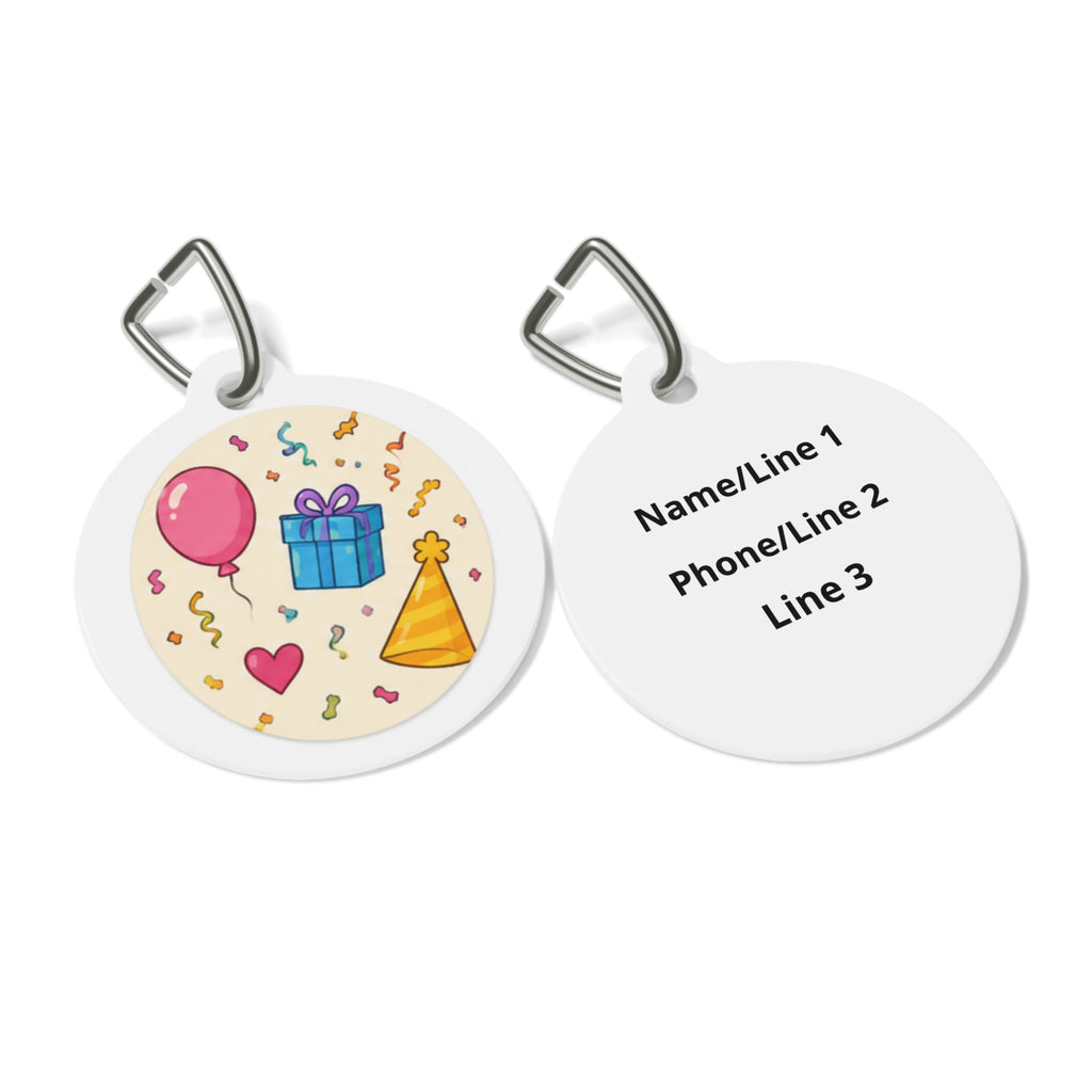 Blush Pink Party Favors Personalized Dog ID Tag