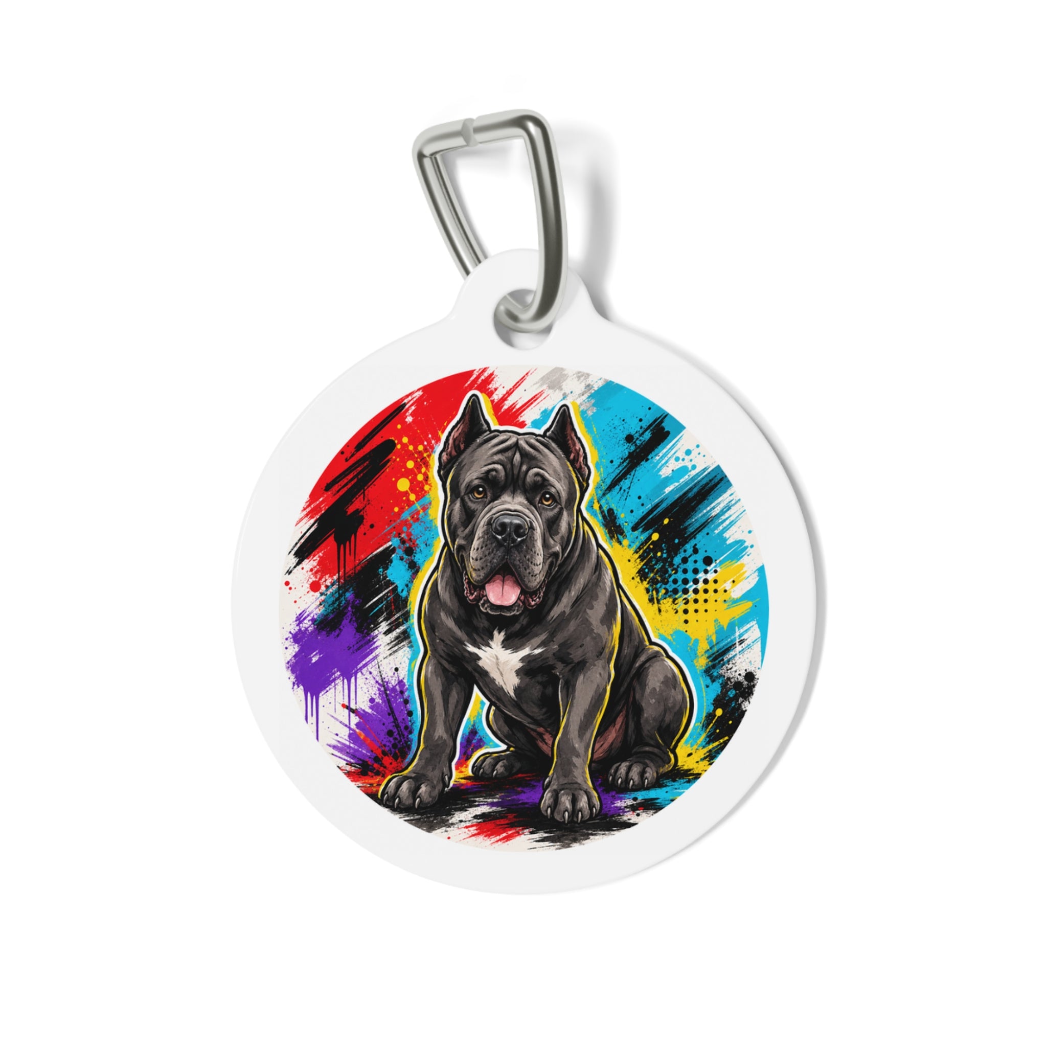 Cane Corso Dynamic Color Story Personalized Dog ID Tag