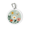 Clover Butterfly Meadow Wildflower Dog ID Tag