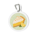 Lemon Meringue Pie Whimsical Foodie Art Personalized Dog ID Tag