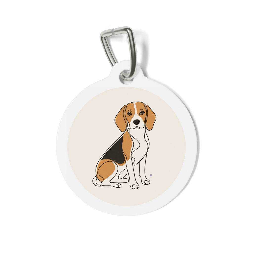 比格犬极简全身个性化狗牌