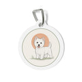 West Highland White Terrier Minimal Storybook Personalized Dog ID Tag