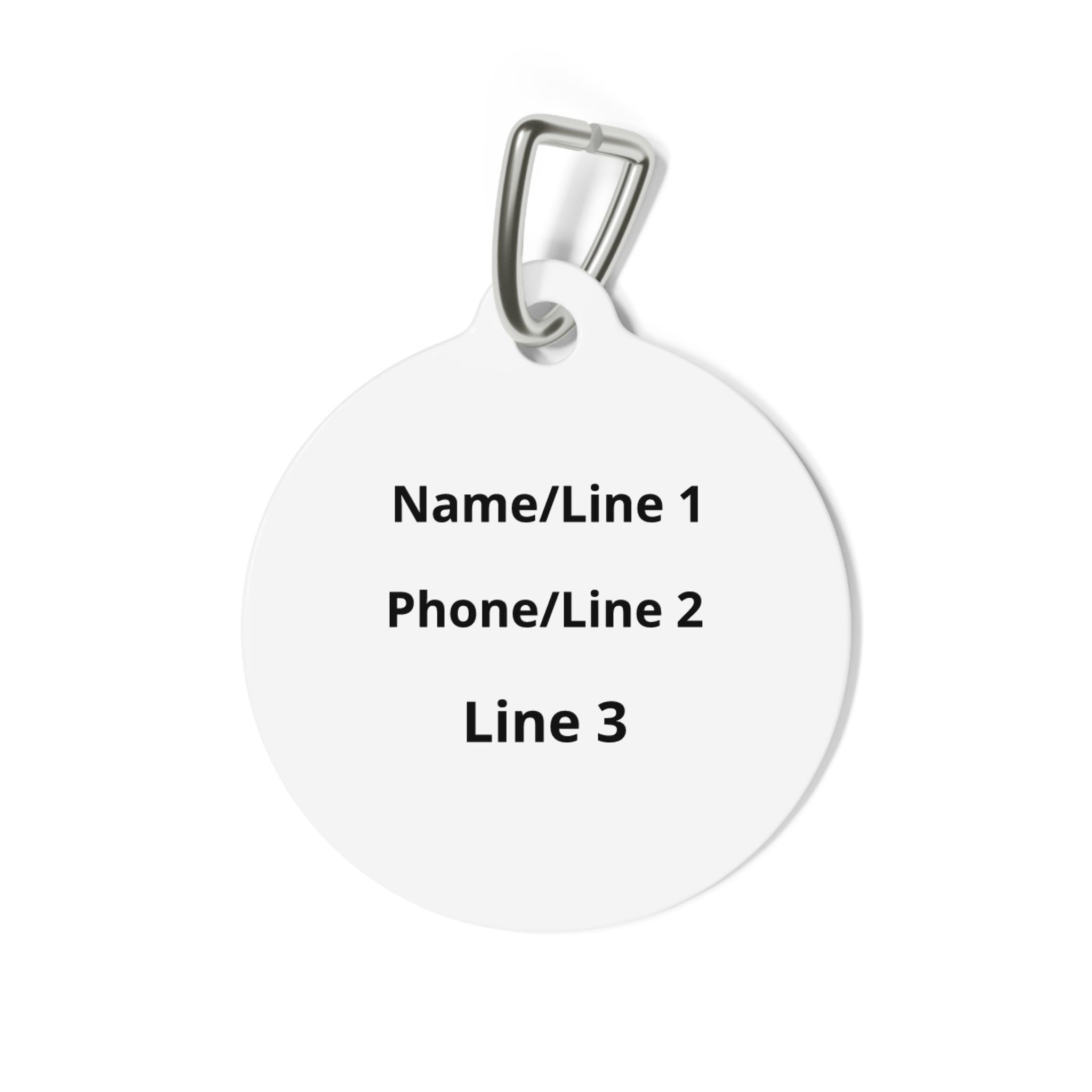 Goldendoodle Rainbow Puppy Personalized Dog ID Tag