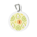 Pear Garden Cheerful Fruit Pattern Personalized Dog ID Tag