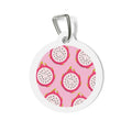 Dragon Fruit Cheerful Fruit Pattern Personalized Dog ID Tag