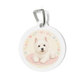 West Highland White Terrier Pastel Heart Personalized Dog ID Tag