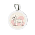 French Bulldog Joyful Playful Portrait Personalized Dog ID Tag