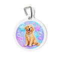 Chapa de identificación personalizada para perro Golden Retriever Bubble Dream