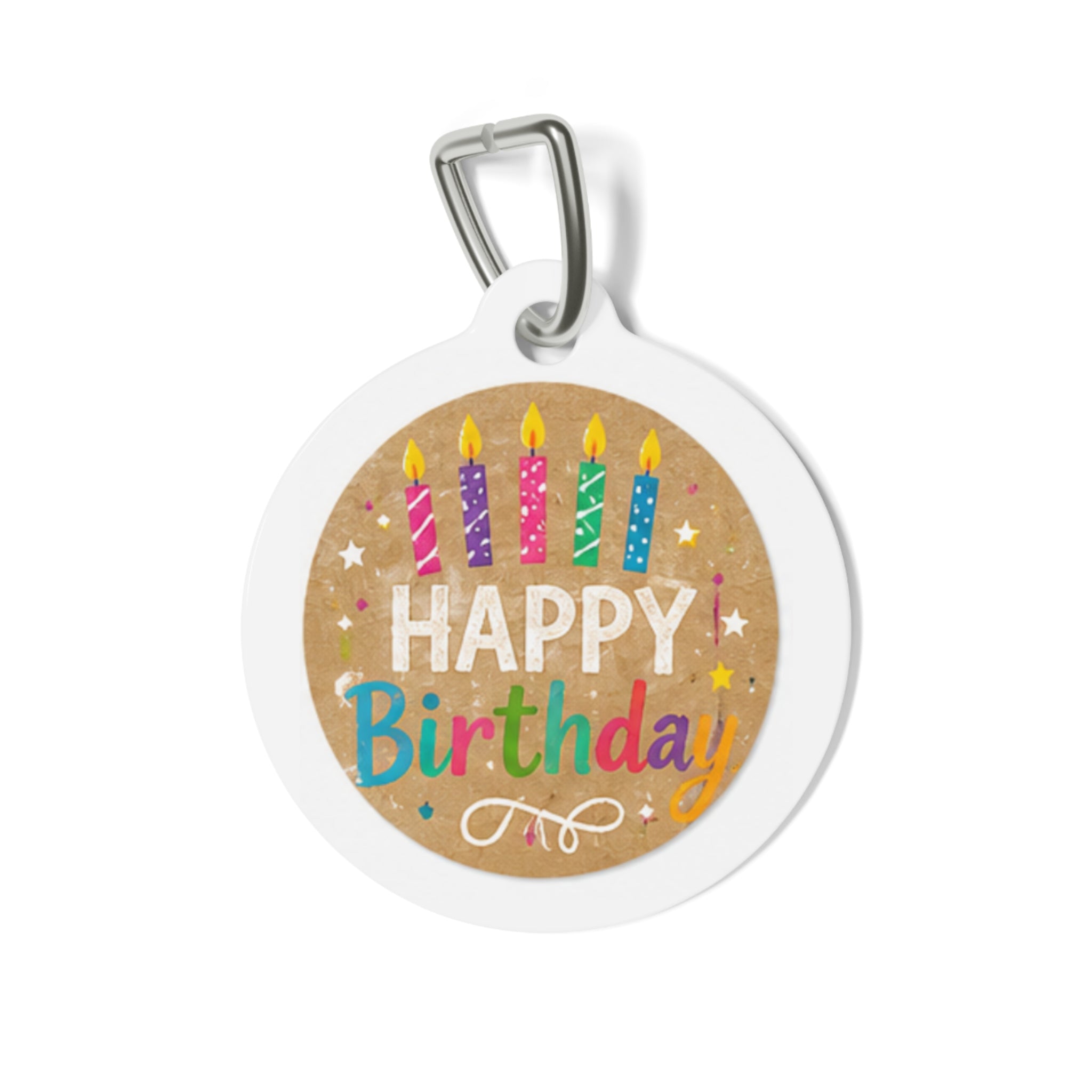 Make-a-Wish Candle Glow Personalized Dog ID Tag