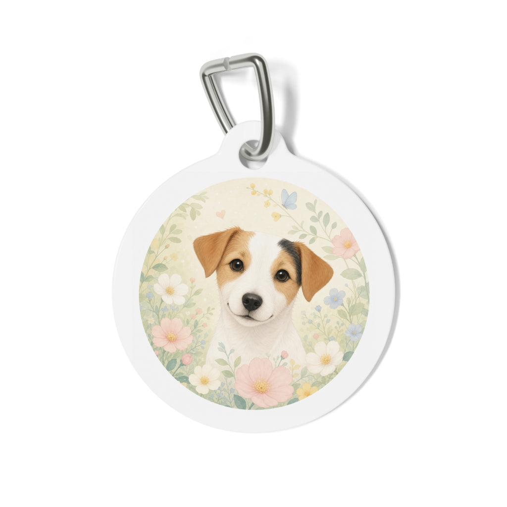 杰克罗素梗犬活泼肖像个性化狗牌