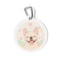Placa de Identificación Personalizada para Perro Bulldog Francés "Sweet Heart"