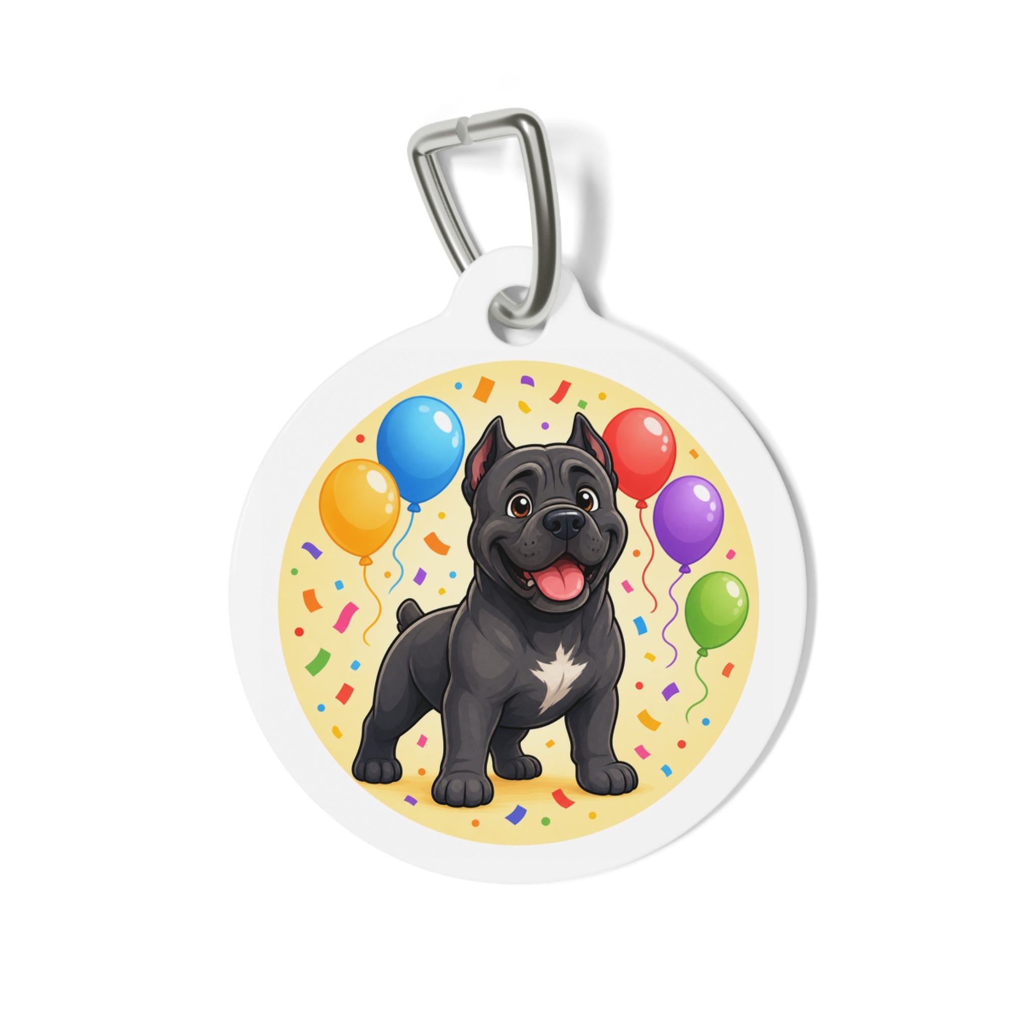 Cane Corso Expressive Modern Art Personalized Dog ID Tag