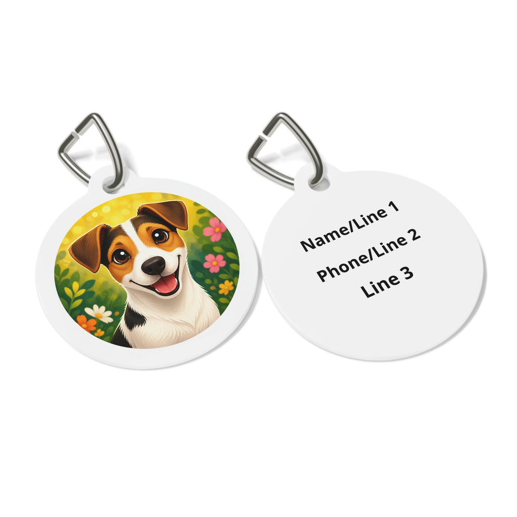 杰克罗素梗犬Sunny Wildflower定制狗狗身份牌