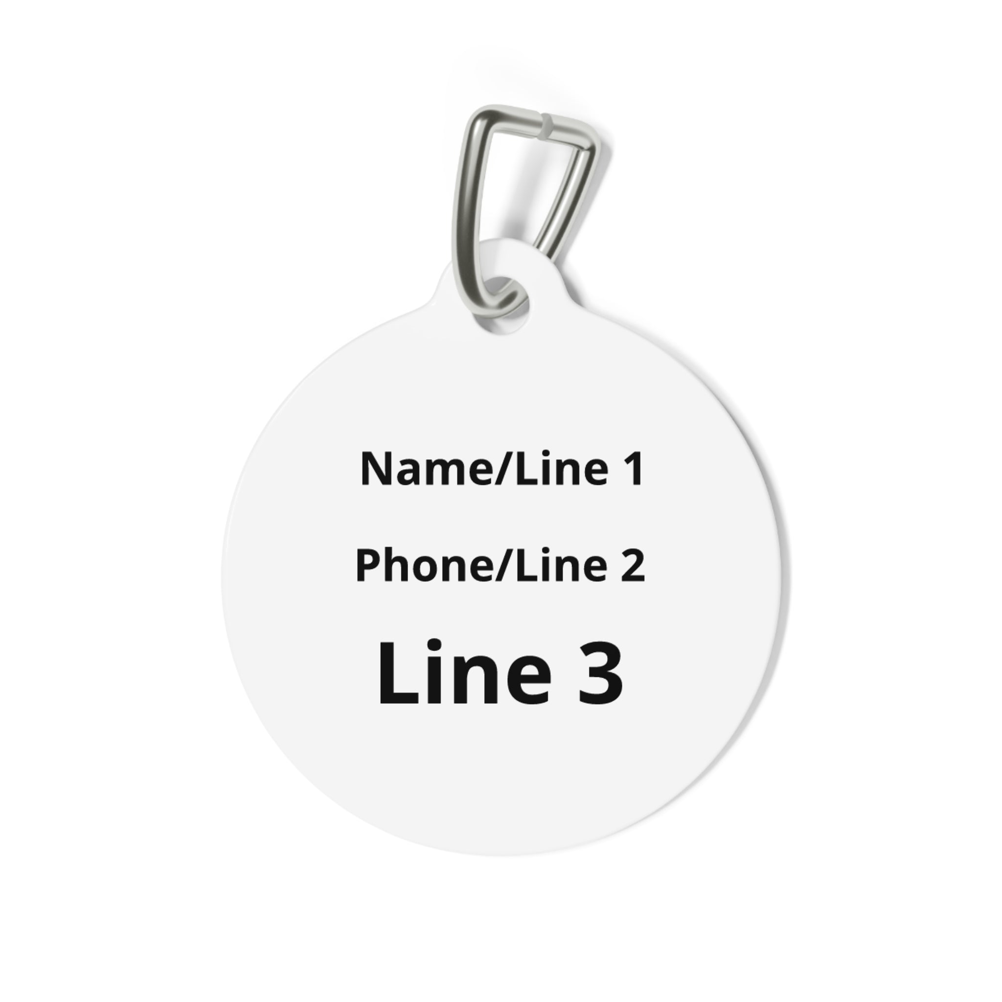 Blossom Pastel Abstract Lily Dog ID Tag