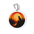Sunset Lookout Scenic Outdoor Adventure Personalized Dog ID Tag