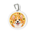 Pembroke Welsh Corgi Joyful Sweet Heart Personalized Dog ID Tag