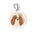 Cavalier King Charles Spaniel Colorful Portrait Personalized Dog ID Tag