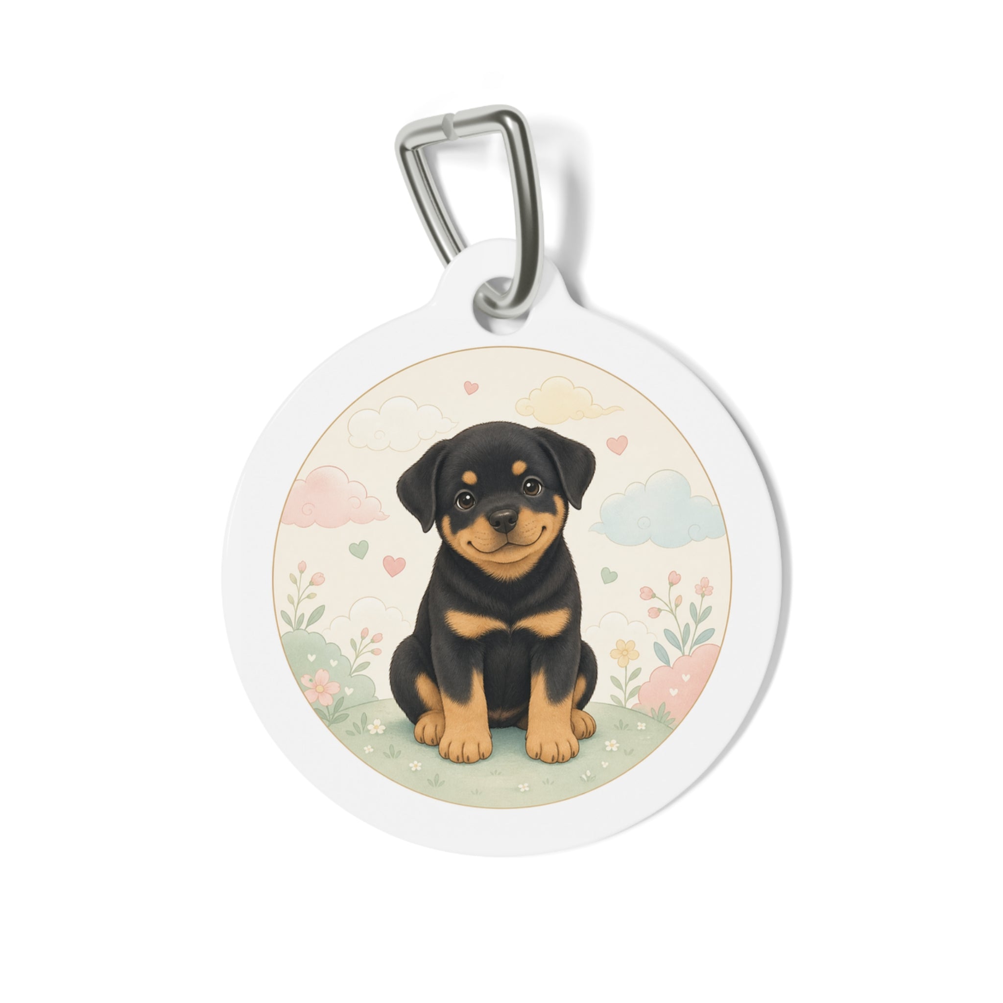 Rottweiler Sweet Meadow Personalized Dog ID Tag