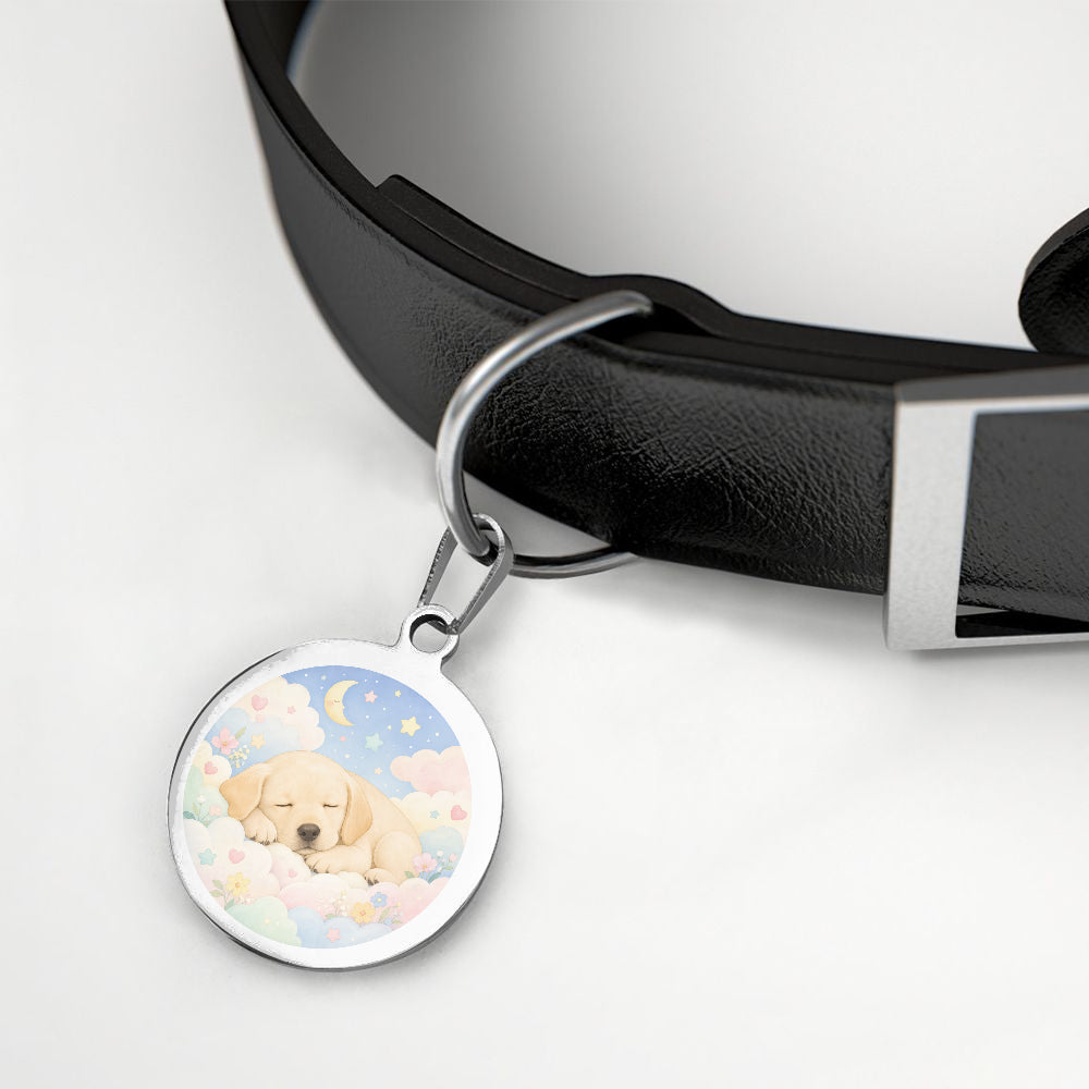 Labrador Retriever Dreamy Cloud Nap Personalized Dog ID Tag additional product view