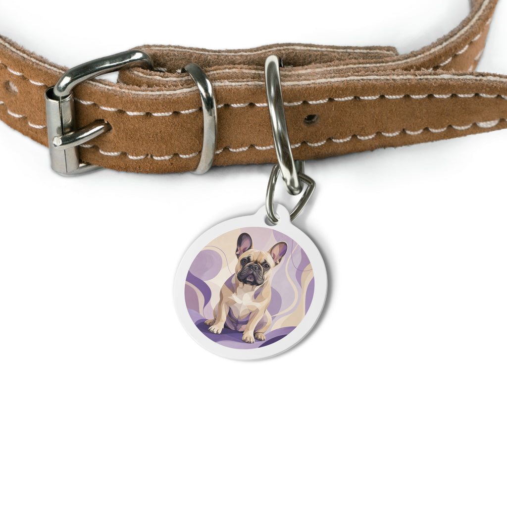 French Bulldog Sweet Playful Portrait Personalized Dog ID Tag