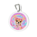 Chihuahua Rainbow Glam Personalized Dog ID Tag