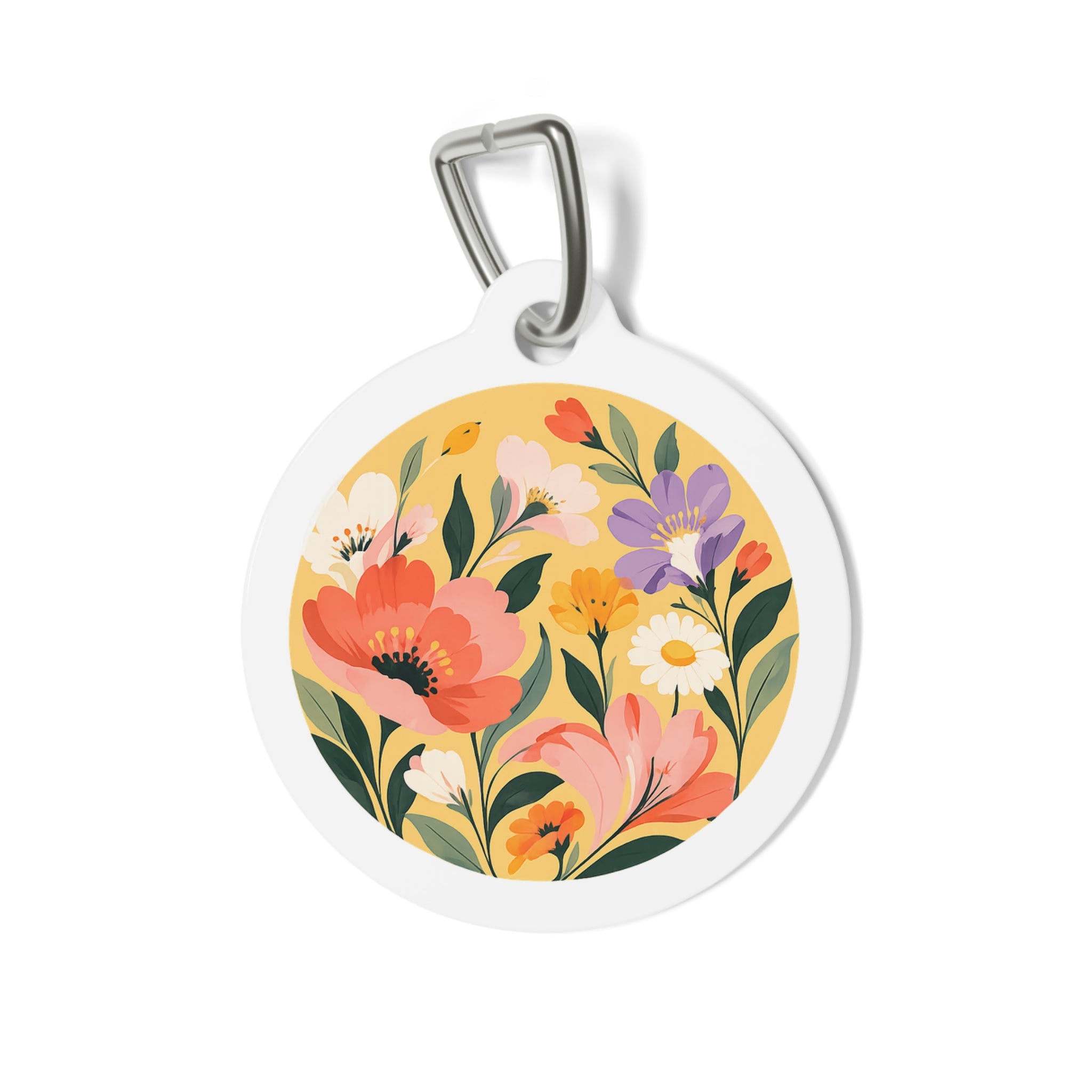 Lily Golden Hour Wildflower Garden Dog ID Tag