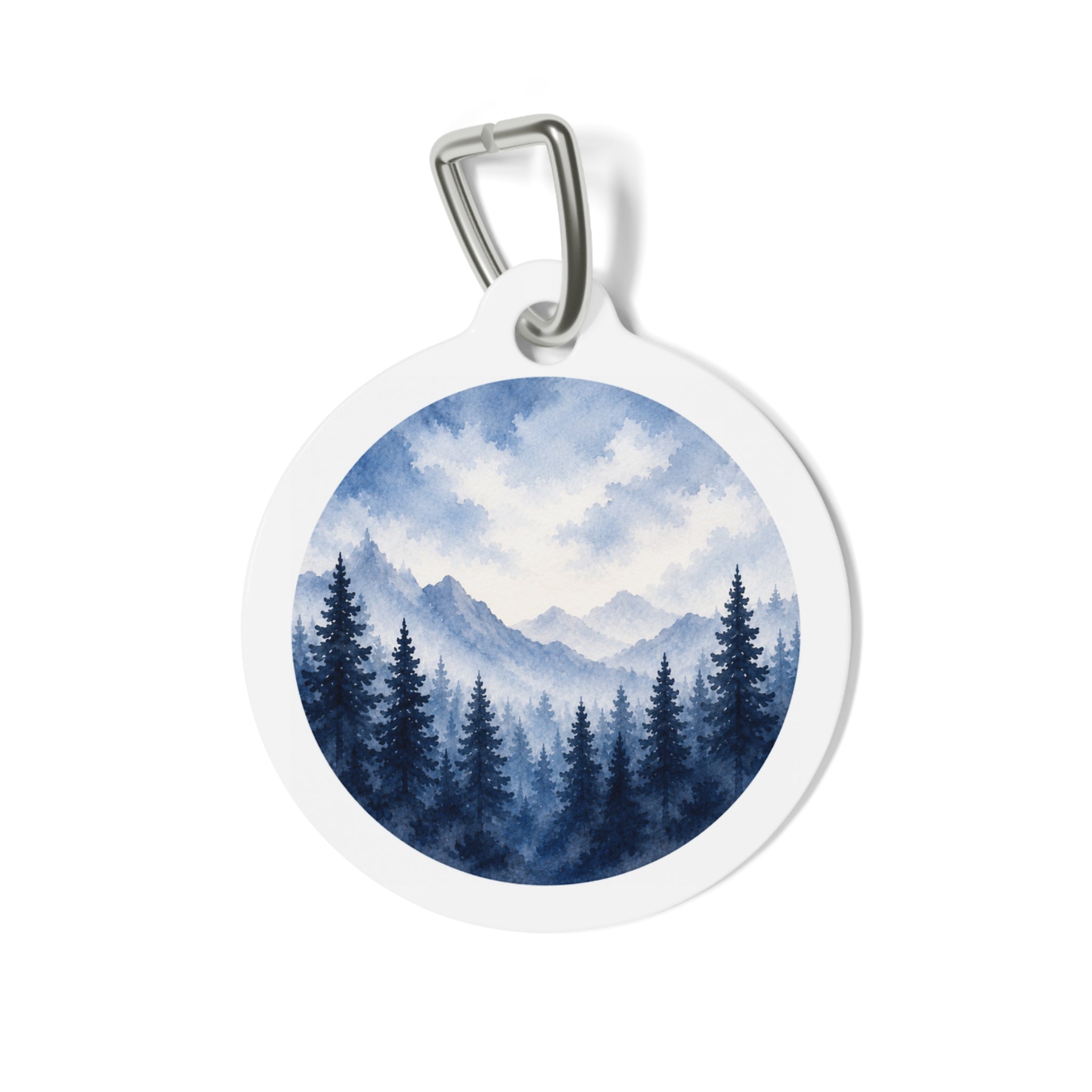 Mountain Vista Scenic Outdoor Adventure Personalized Dog ID Tag