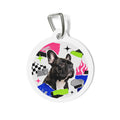 French Bulldog Colorblock Personalized Dog ID Tag