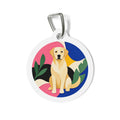 Medalla de identificación para perro Labrador Retriever Botánica Atrevida Personalizada