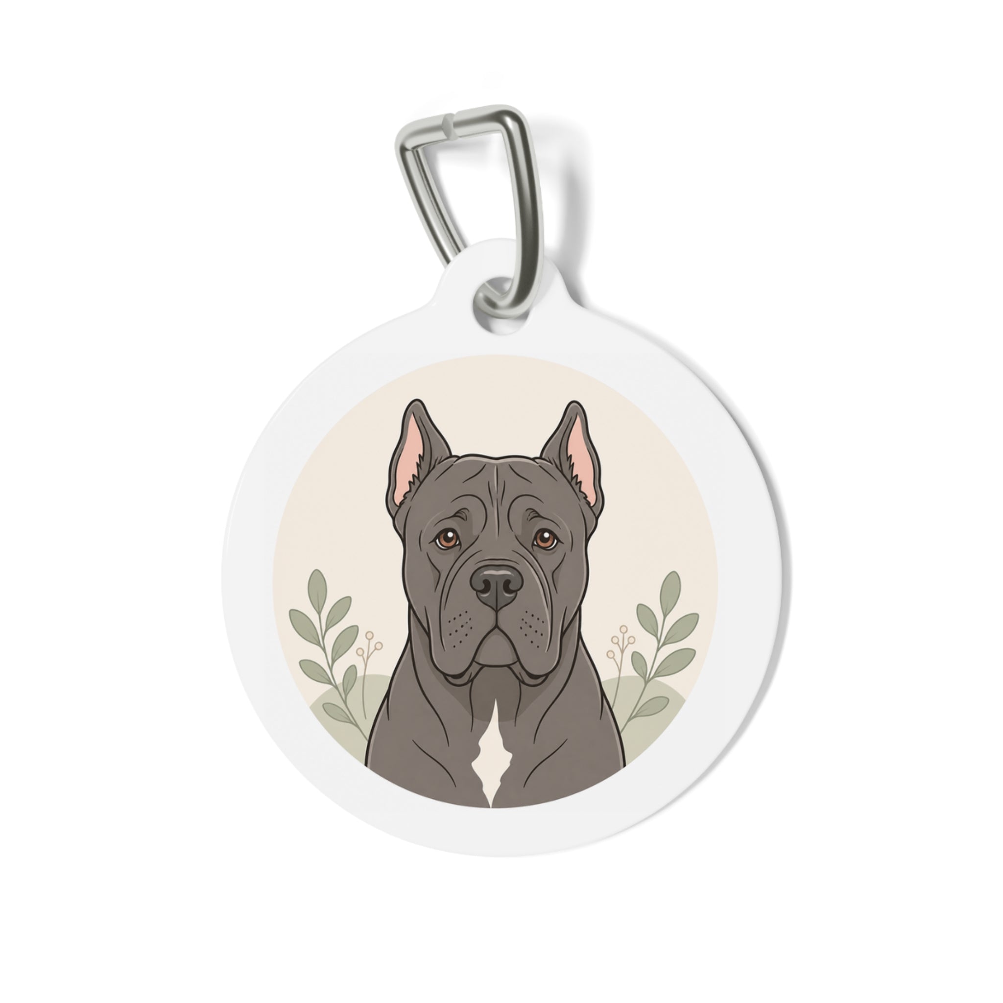 Cane Corso High-Energy Gallery Art Personalized Dog ID Tag
