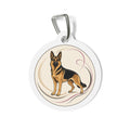 German Shepherd Elegant Contour Personalized Dog ID Tag