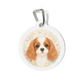 Cavalier King Charles Spaniel Bright Playful Portrait Personalized Dog ID Tag