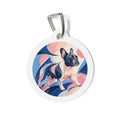 French Bulldog Whimsical Playful Portrait Personalized Dog ID Tag