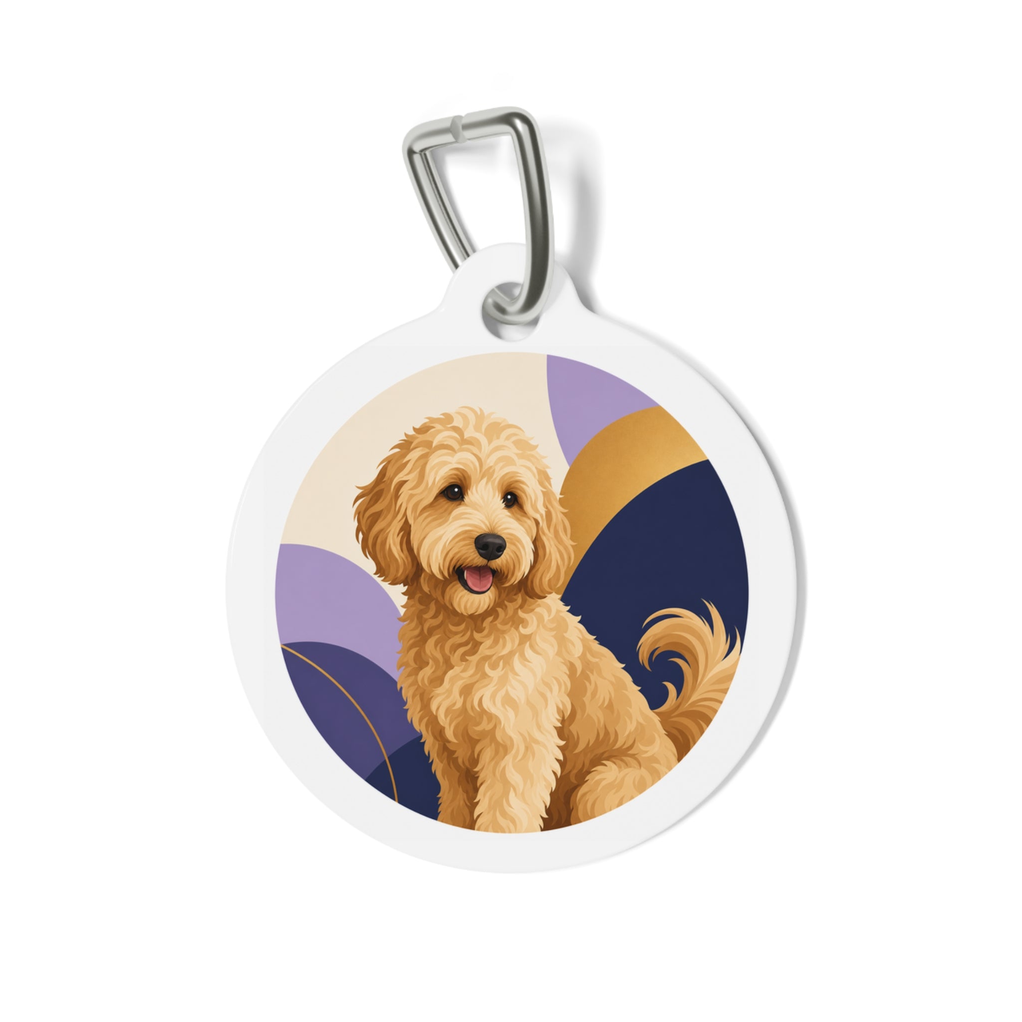 Goldendoodle Cute Golden Doodle Personalized Dog ID Tag